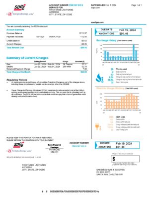 New Template California SDG&E